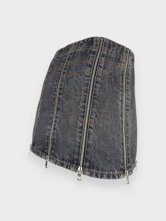 D&G by Dolce&Gabbana FW 2003 Zipper Skirt - Relova Archiva