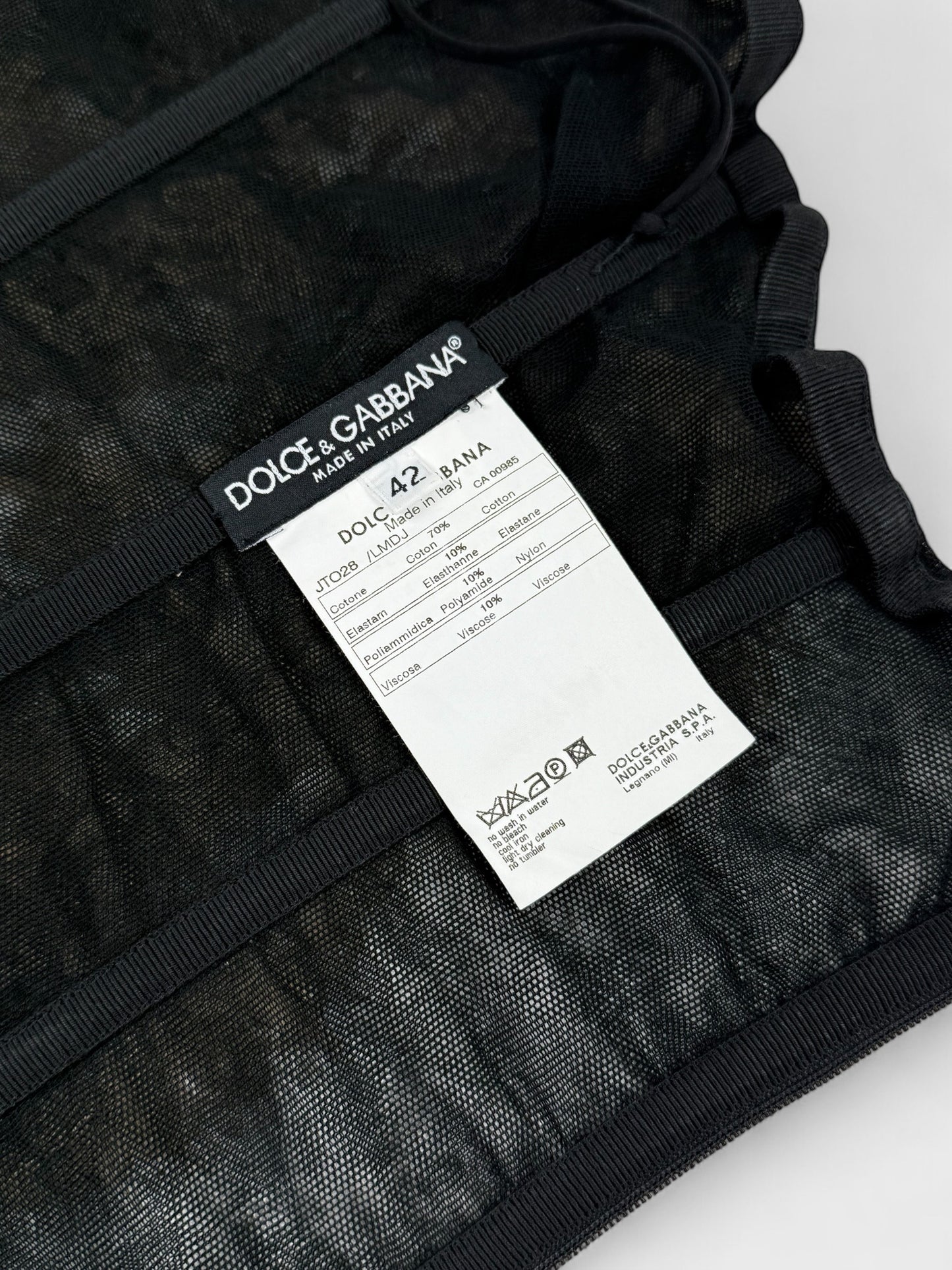 Dolce&Gabbana SS 2005 Lace Corset - Relova Archiva