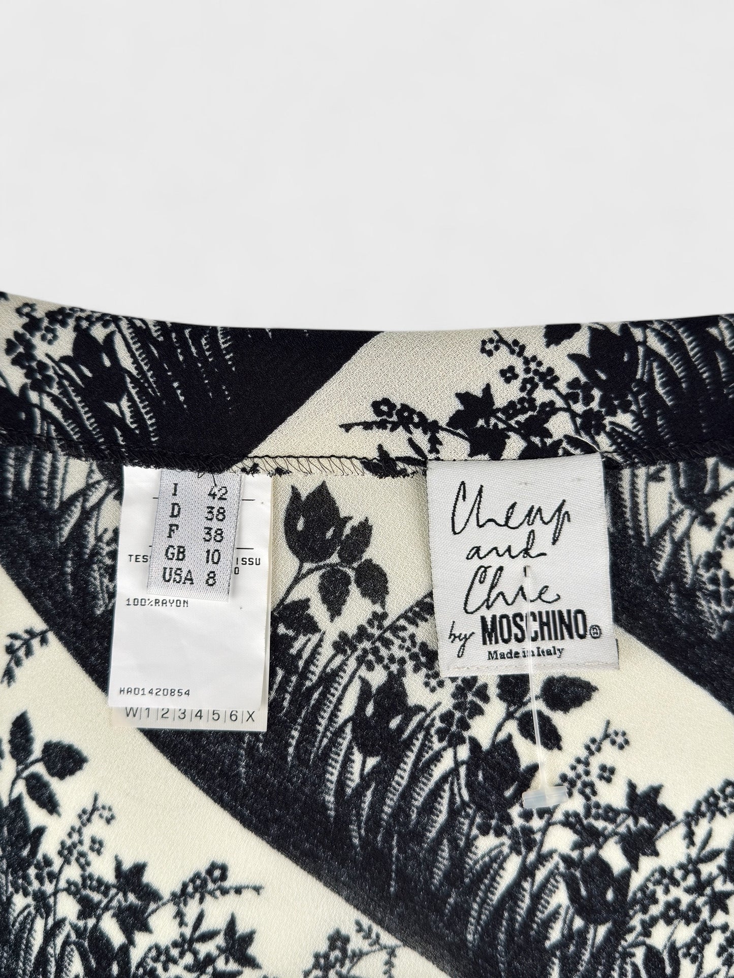 Cheap And Chic by MOSCHINO 90s Long Skirt - Relova Archiva