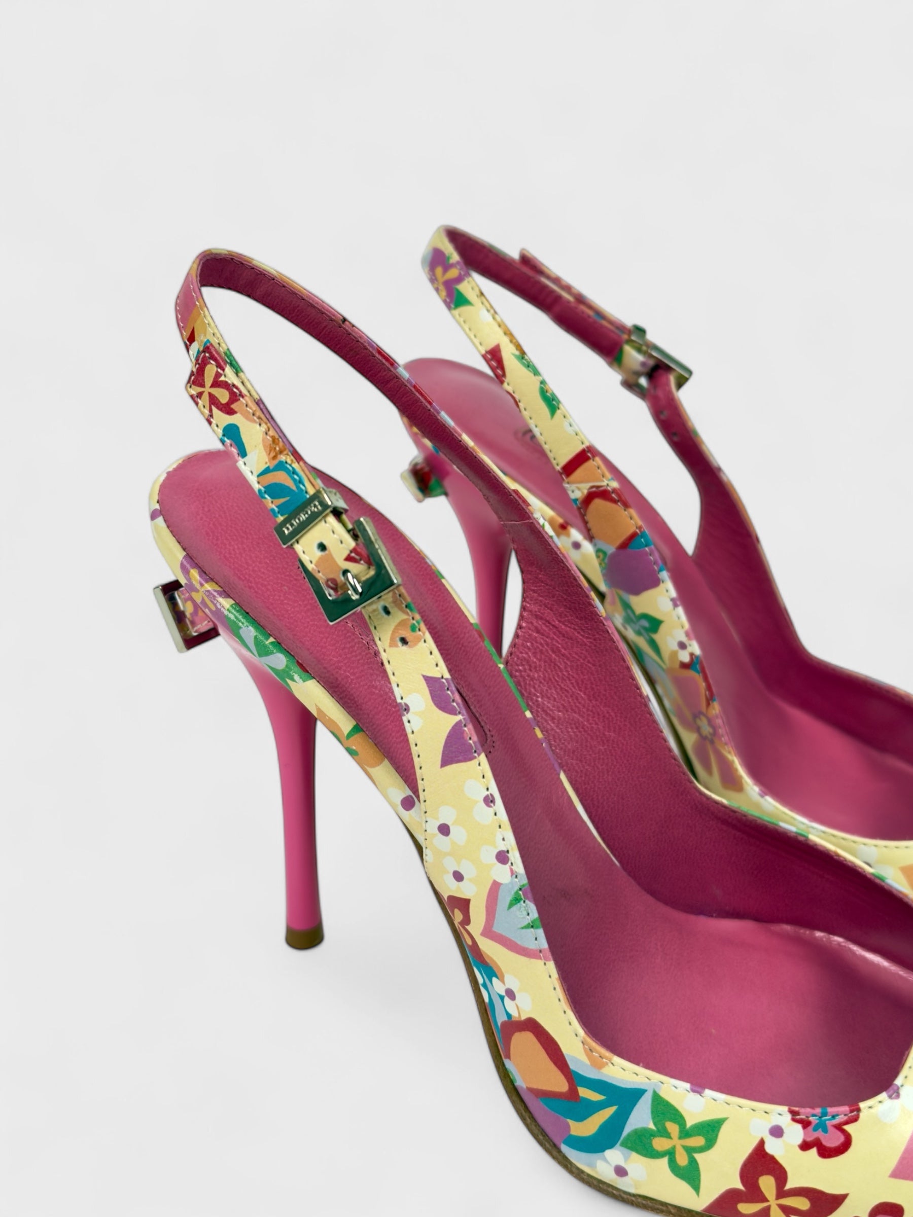 Cesare Paciotti Early 2000s Multicolor Décolleté Heels - Relova Archiva