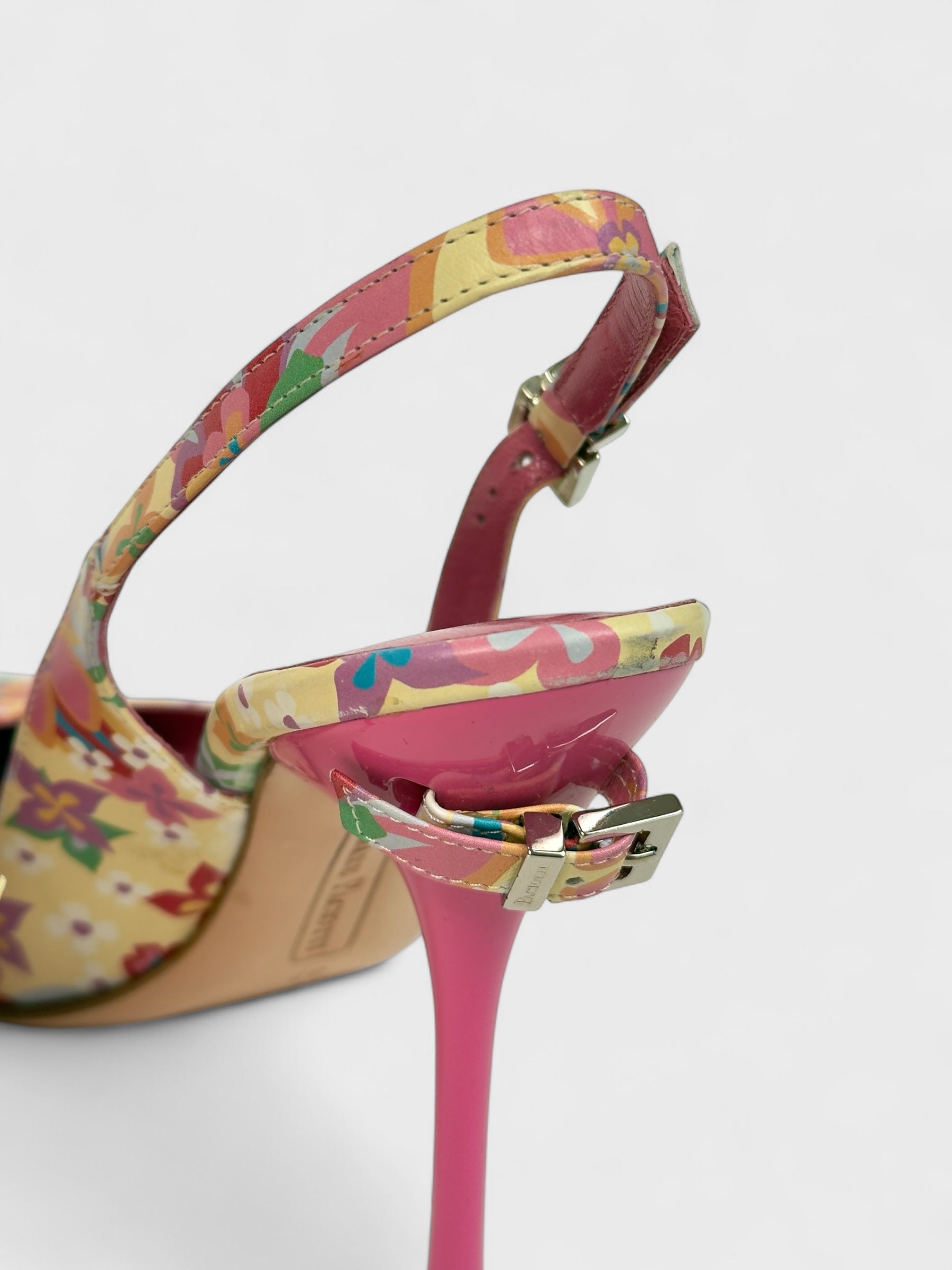Cesare Paciotti Early 2000s Multicolor Décolleté Heels - Relova Archiva
