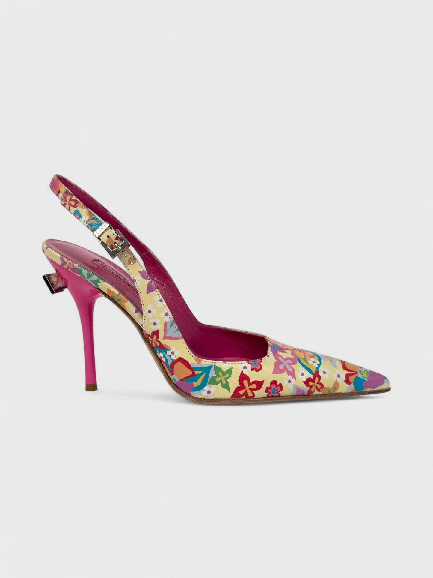 Cesare Paciotti Early 2000s Multicolor Décolleté Heels - Relova Archiva