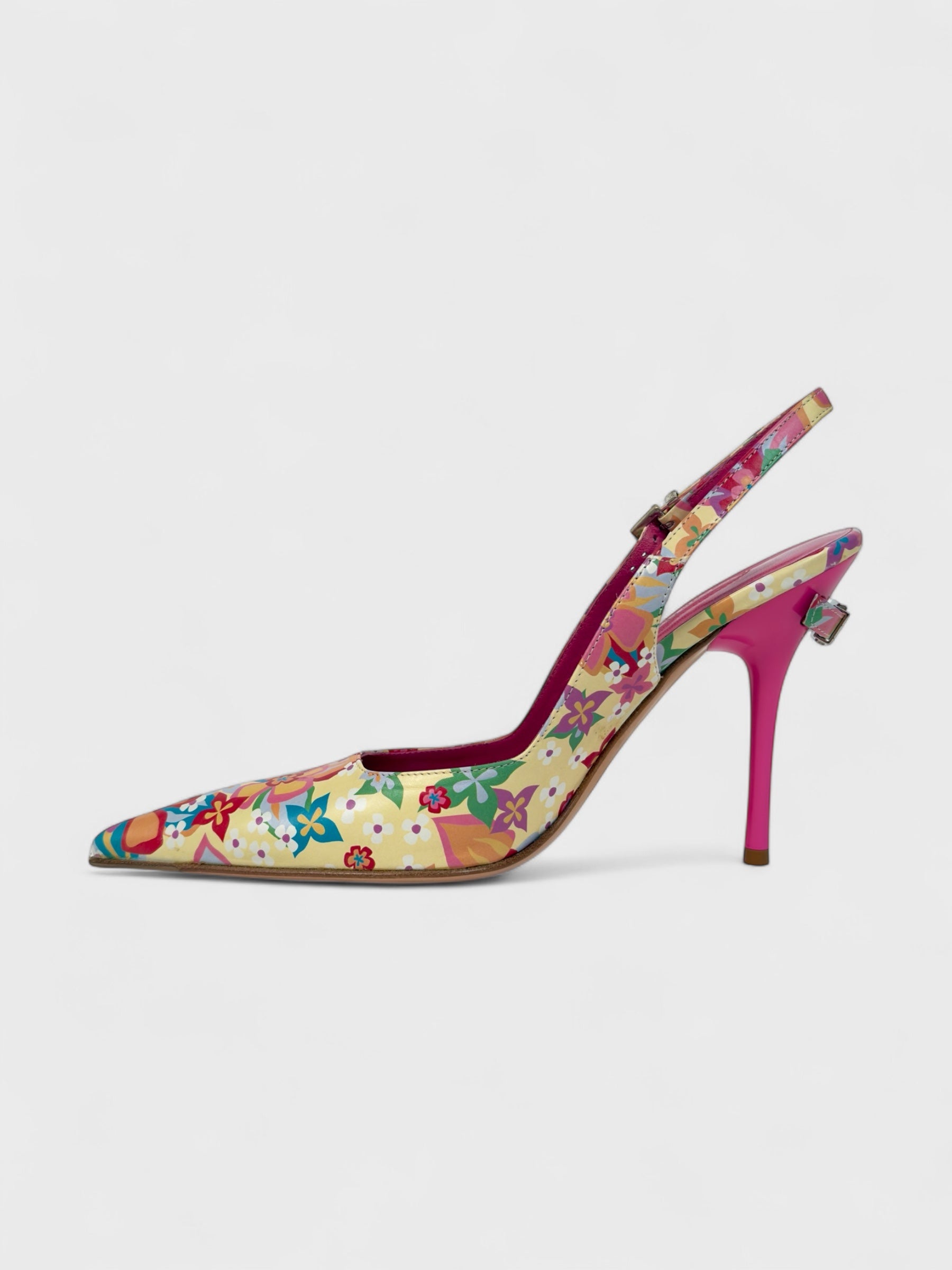 Cesare Paciotti Early 2000s Multicolor Décolleté Heels - Relova Archiva