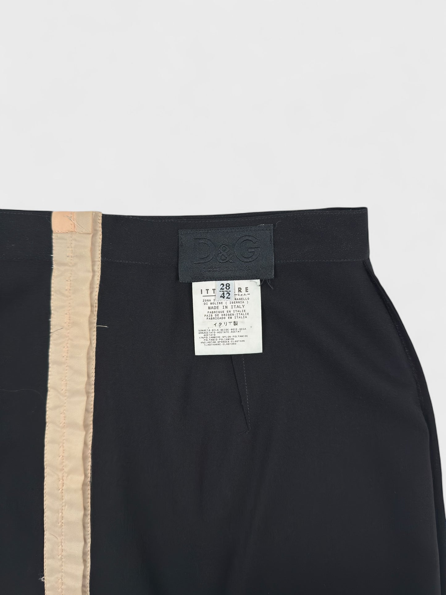 D&G by Dolce&Gabbana Late 1990s Mesh Corset Skirt - Relova Archiva