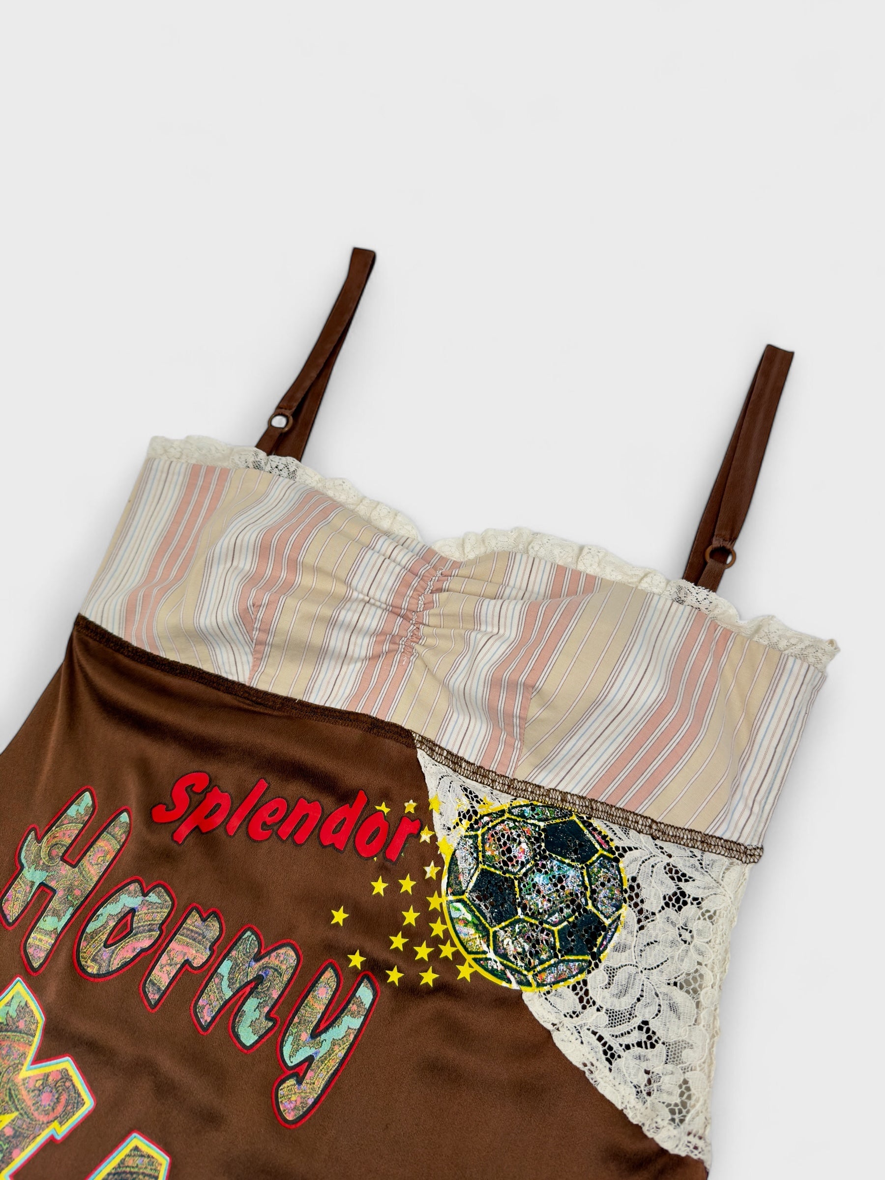 D&G by Dolce&Gabbana Early 2000s Horny Magic Satin Top Bustier - Relova Archiva