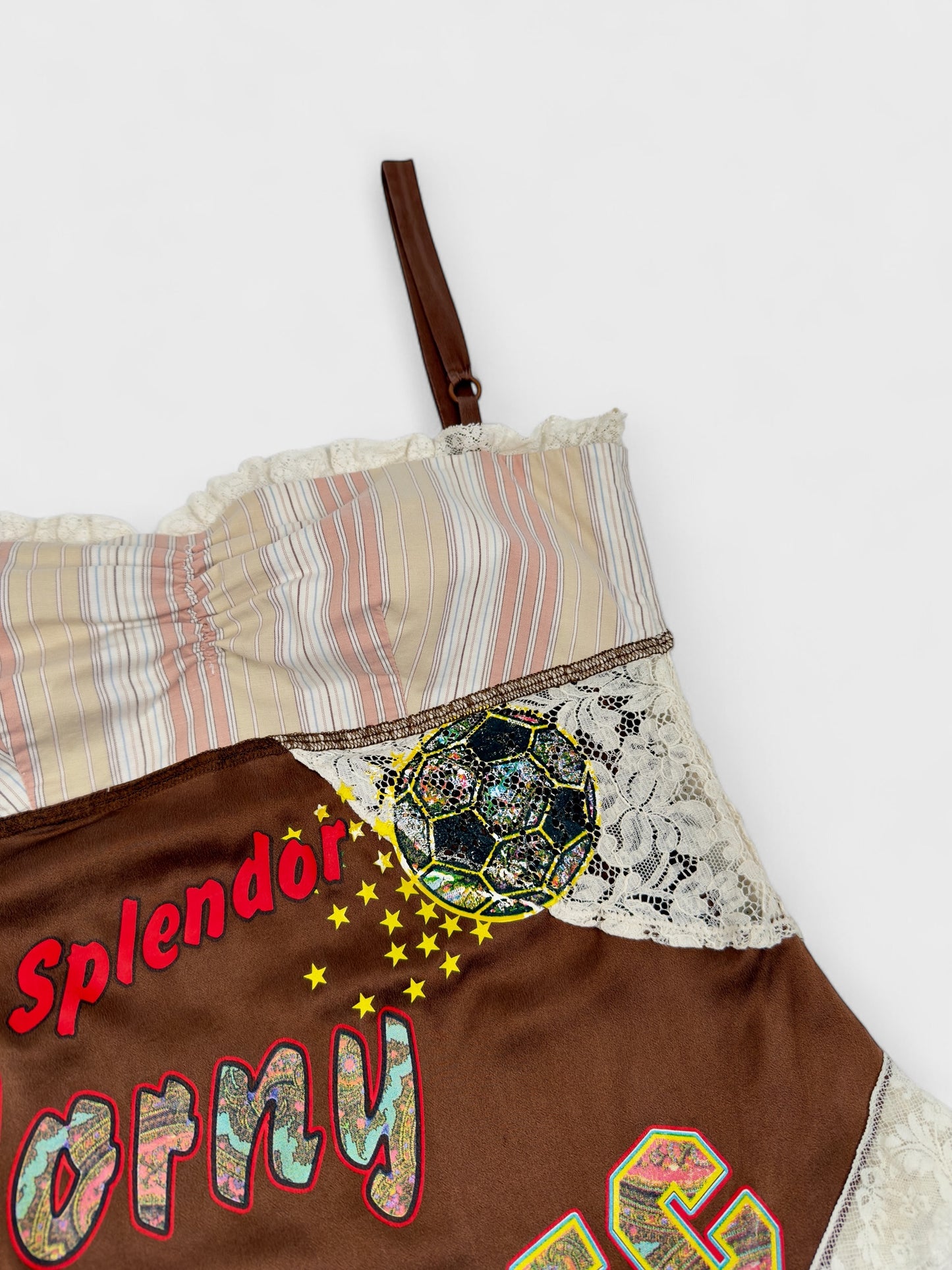 D&G by Dolce&Gabbana Early 2000s Horny Magic Satin Top Bustier - Relova Archiva