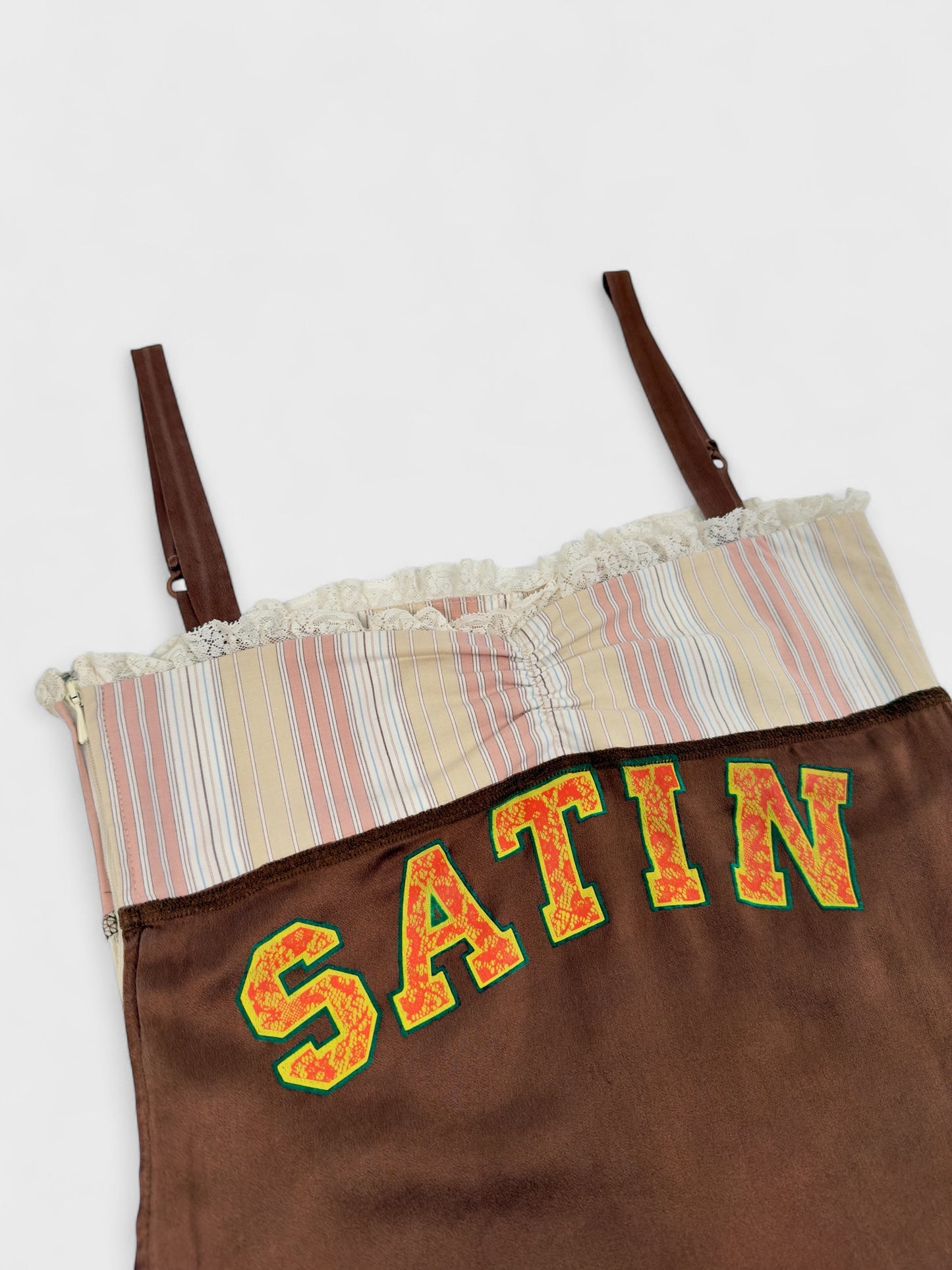 D&G by Dolce&Gabbana Early 2000s Horny Magic Satin Top Bustier - Relova Archiva