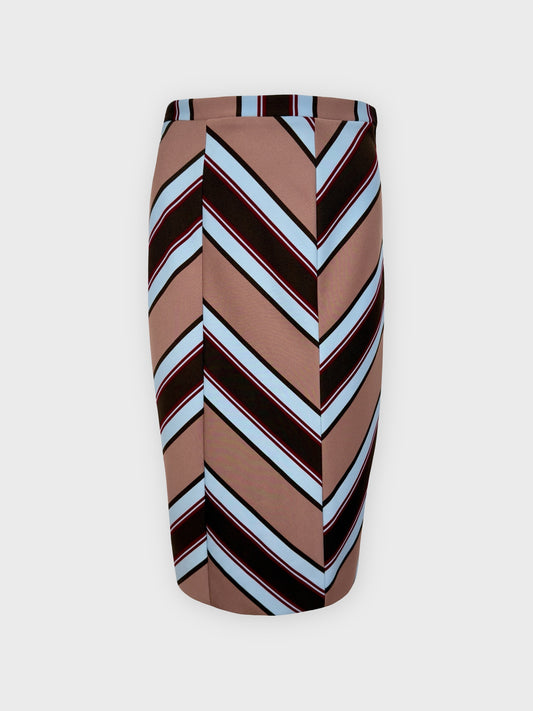 D&G by Dolce&Gabbana SS 1997 Geometric Pattern Pencil Skirt - Relova Archiva