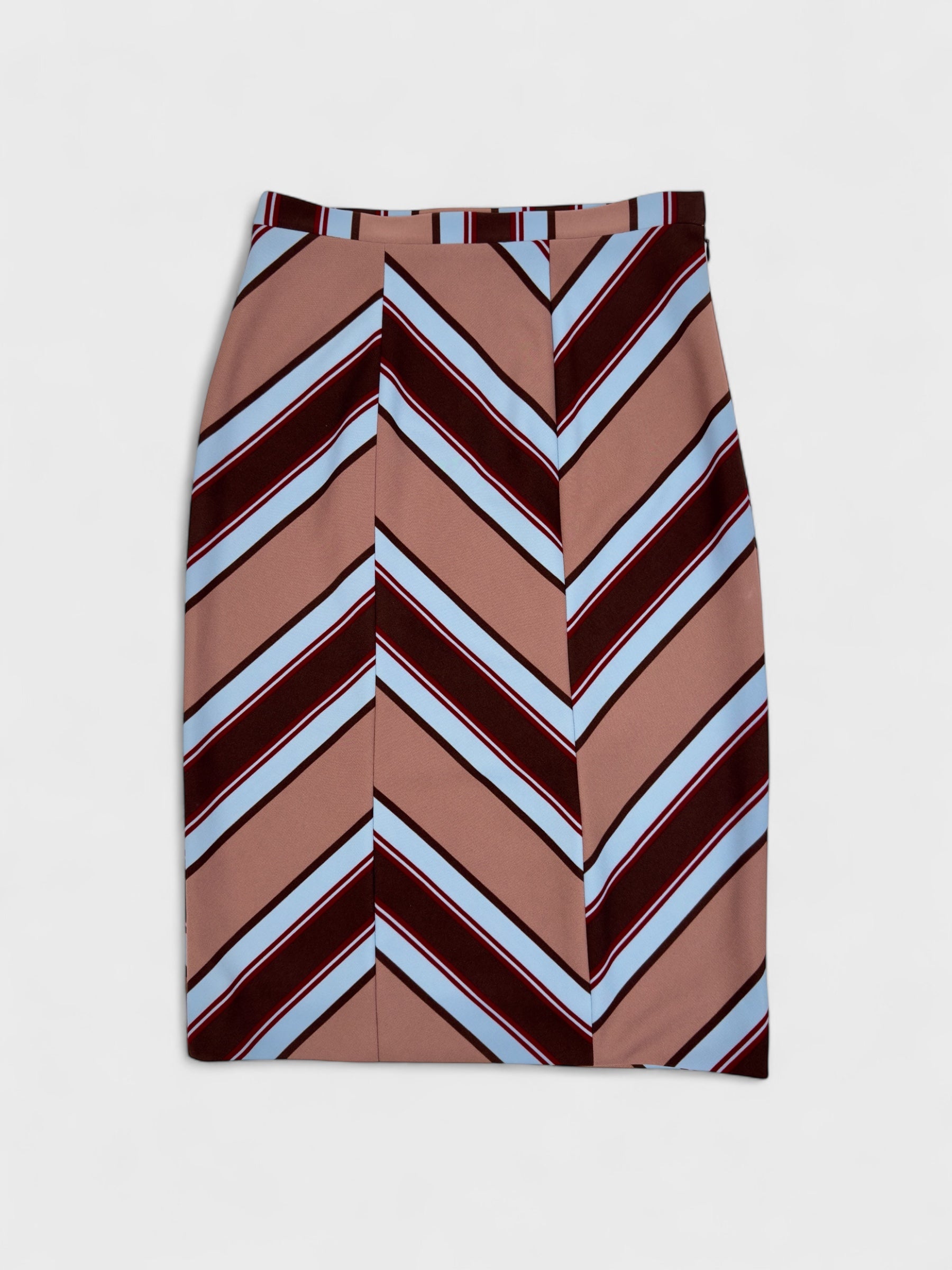 D&G by Dolce&Gabbana SS 1997 Geometric Pattern Pencil Skirt - Relova Archiva