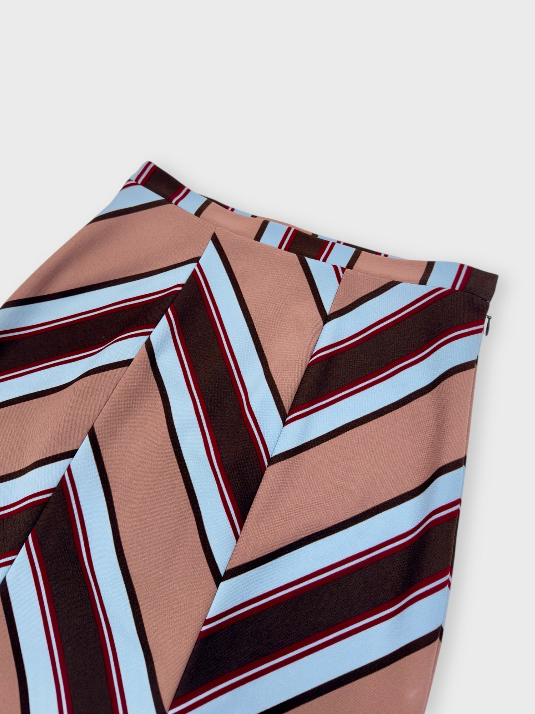 D&G by Dolce&Gabbana SS 1997 Geometric Pattern Pencil Skirt - Relova Archiva