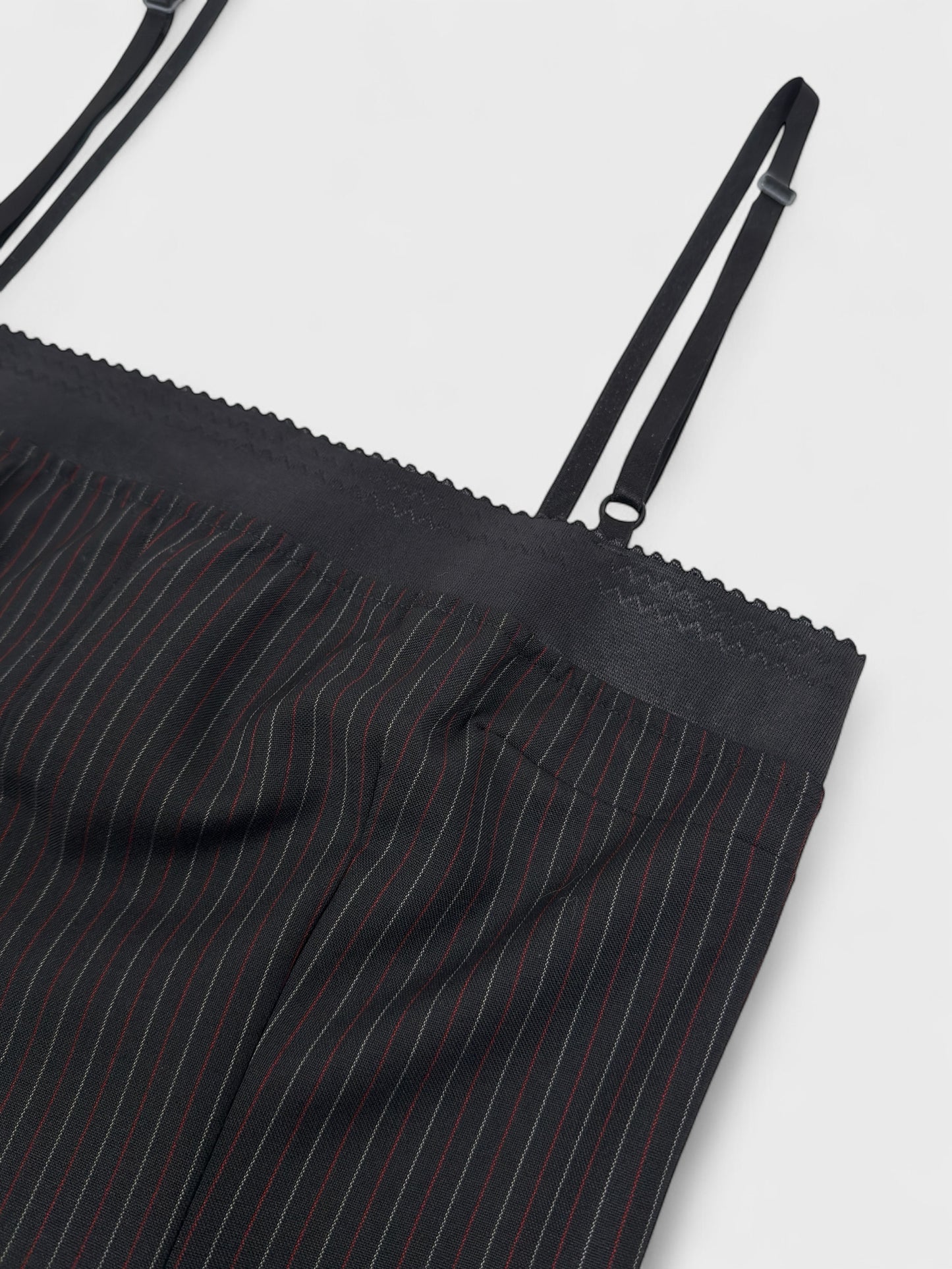 D&G by Dolce&Gabbana SS 1999 Pinstripe Wool Midi Dress - Relova Archiva