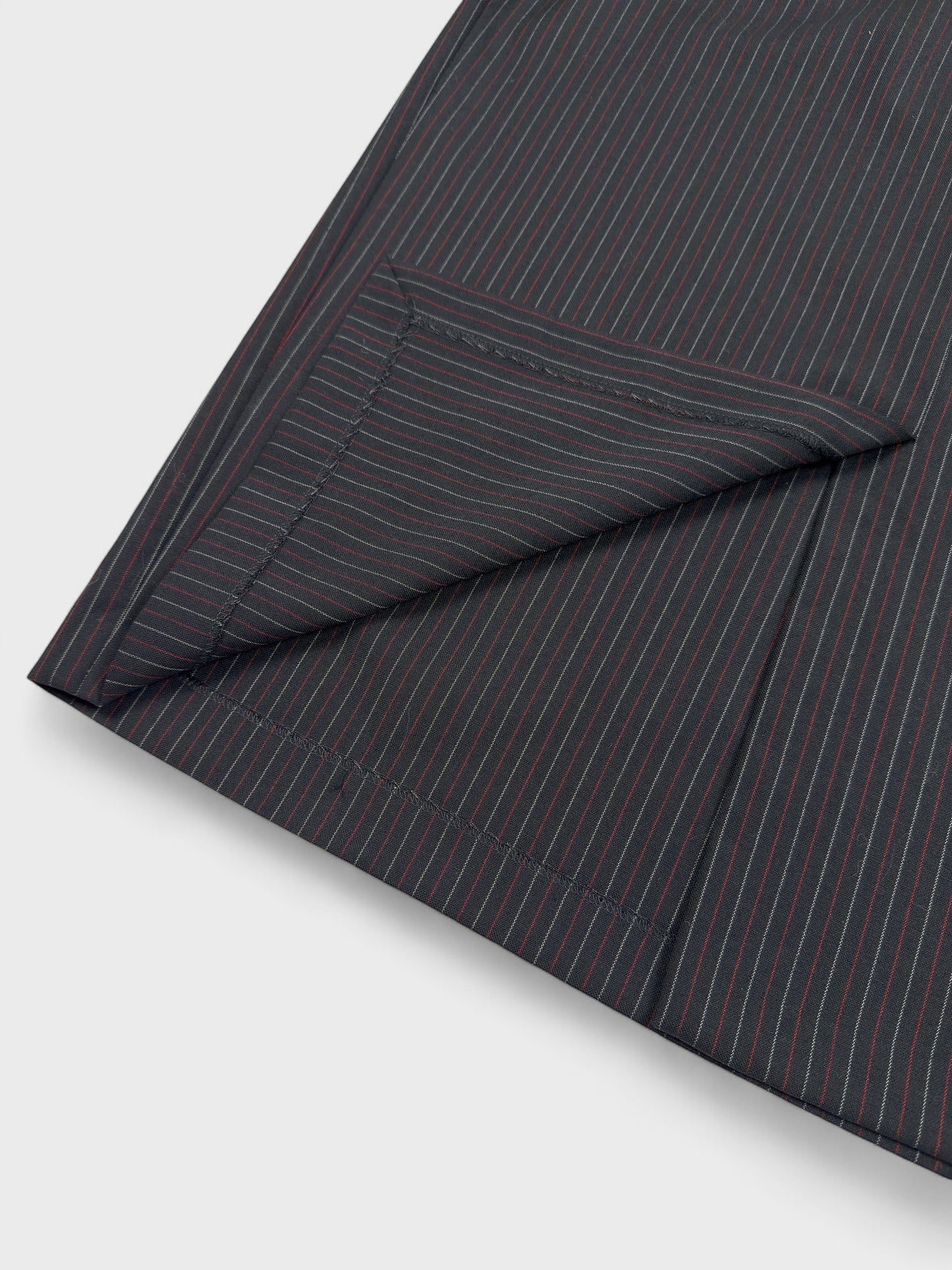 D&G by Dolce&Gabbana SS 1999 Pinstripe Wool Midi Dress - Relova Archiva