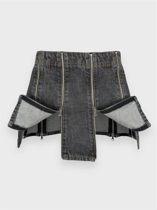 D&G by Dolce&Gabbana FW 2003 Zipper Skirt - Relova Archiva