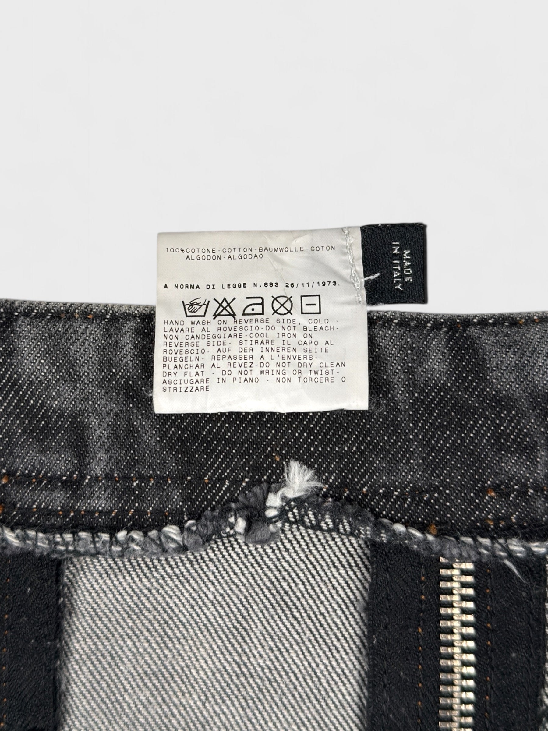 D&G by Dolce&Gabbana FW 2003 Zipper Skirt - Relova Archiva