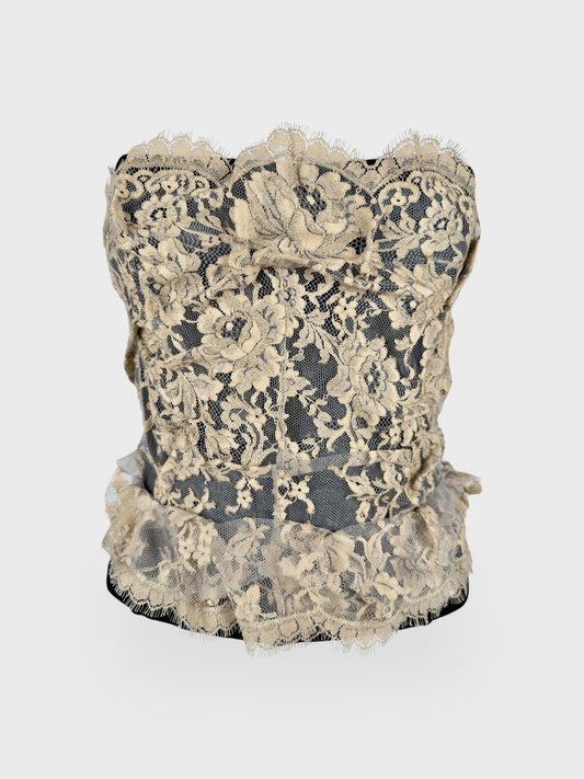 Dolce&Gabbana SS 2005 Lace Corset - Relova Archiva