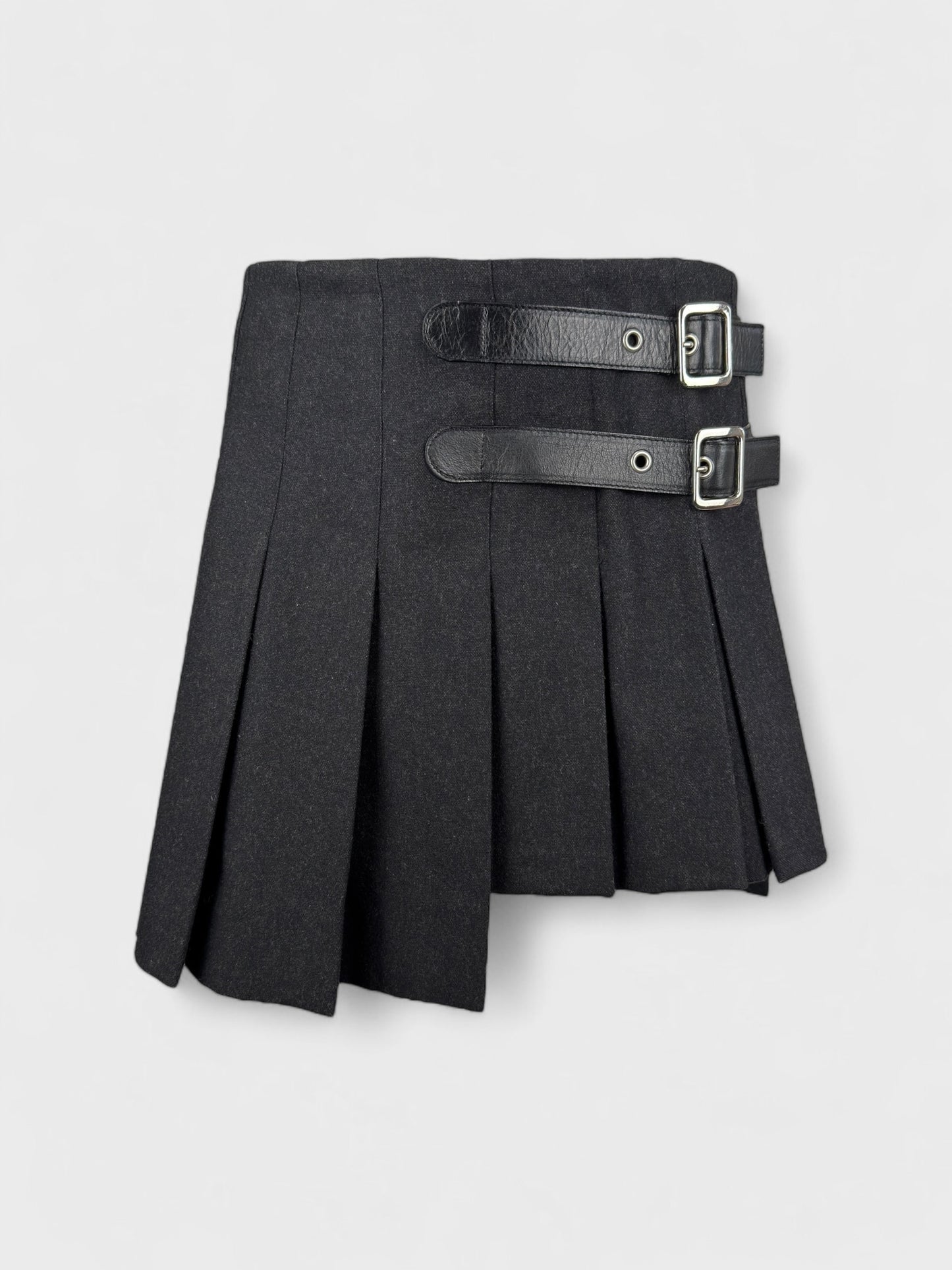 D&G by Dolce&Gabbana FW 2003 Pleated Wool Skirt - Relova Archiva