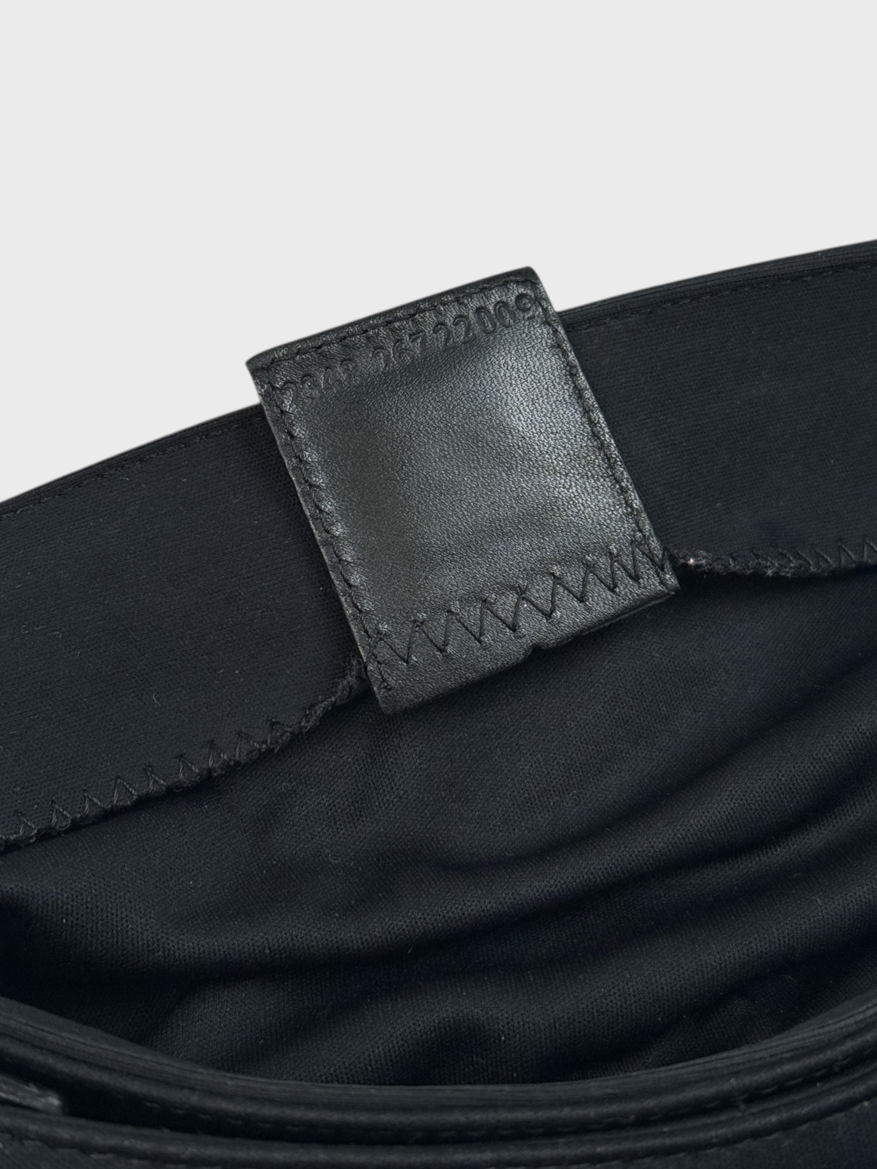 Fendi Baguette 2000s Black Neoprene - Relova Archiva