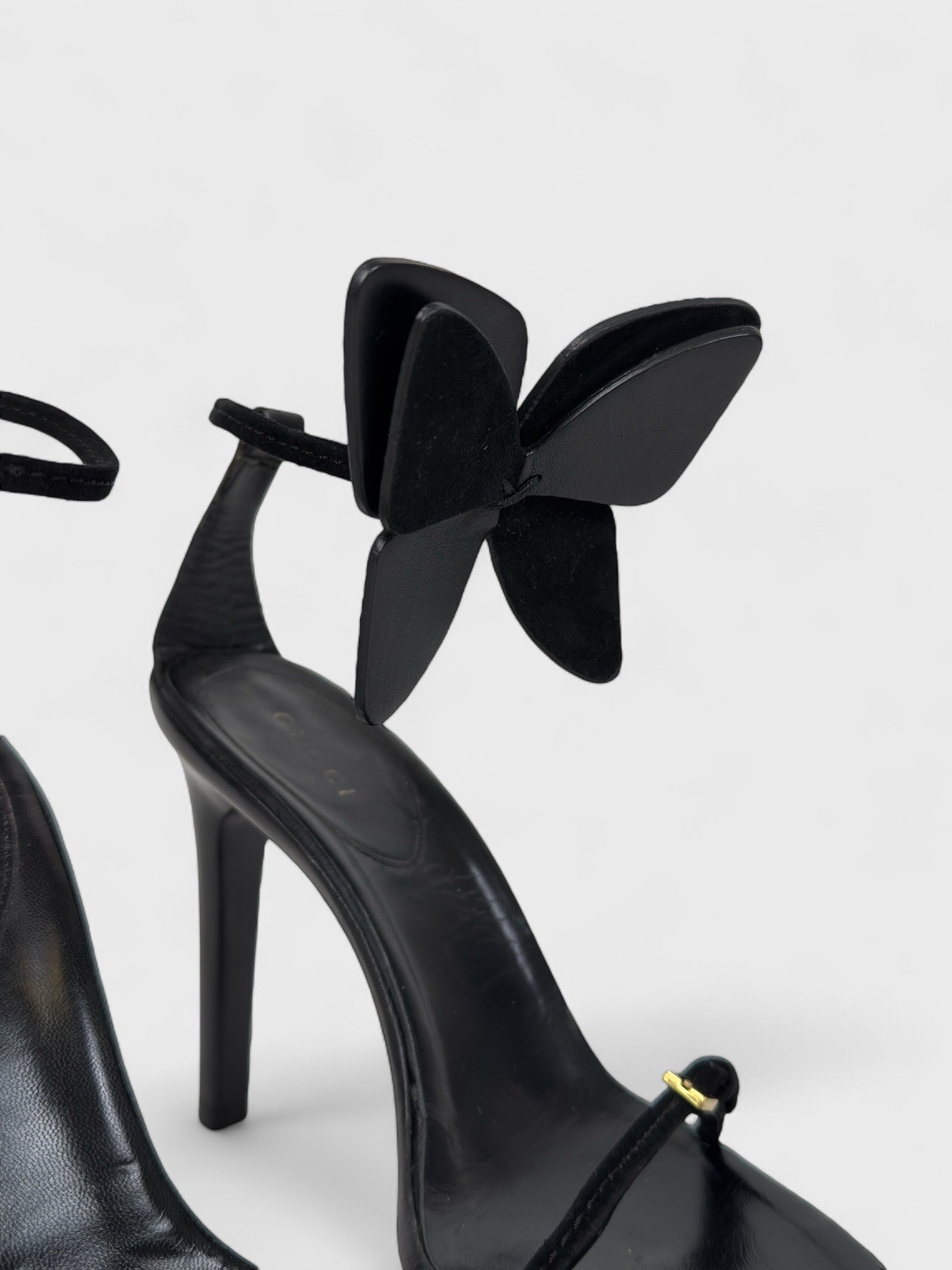Gucci S/S 2002 Rare Runway Butterfly Heels - Relova Archiva