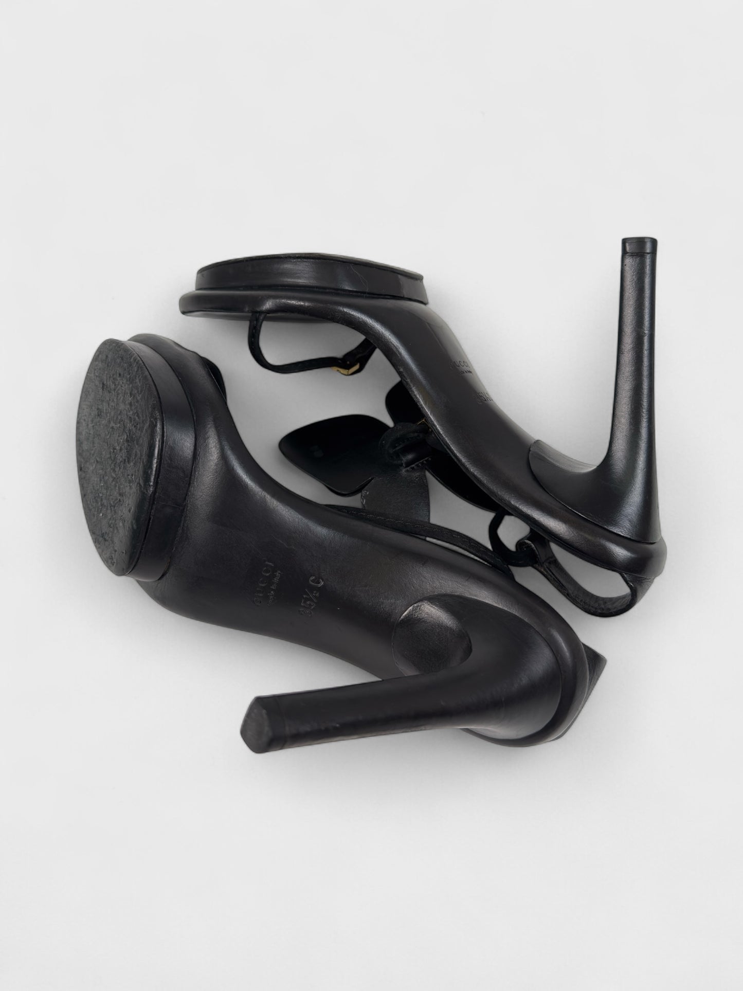 Gucci S/S 2002 Rare Runway Butterfly Heels - Relova Archiva