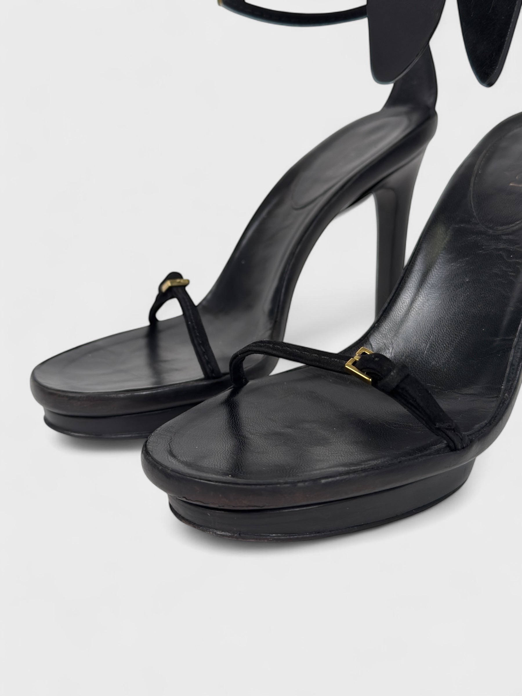 Gucci S/S 2002 Rare Runway Butterfly Heels - Relova Archiva