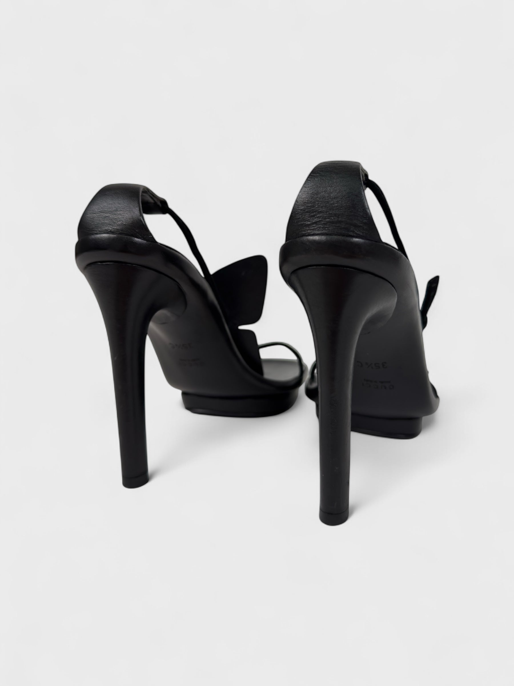 Gucci S/S 2002 Rare Runway Butterfly Heels - Relova Archiva