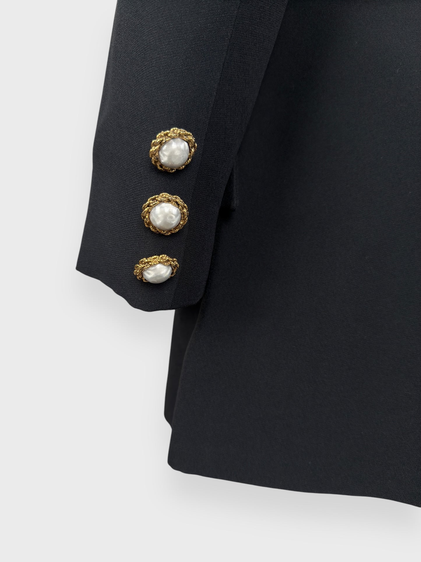 Cheap And Chic by MOSCHINO 90s Blazer Jewel Buttons - Relova Archiva