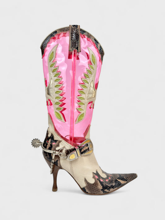 D&G by Dolce&Gabbana SS 2004 cowboy boots