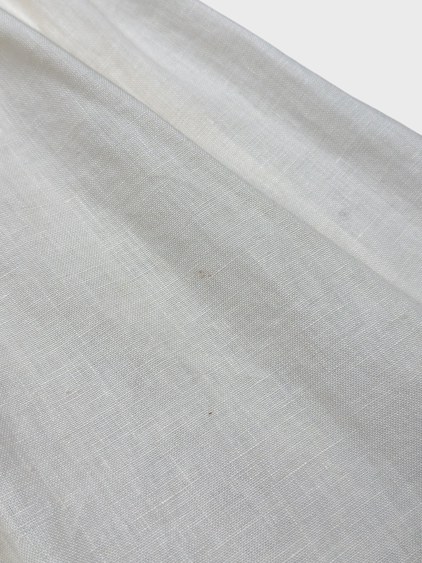 Moschino Cheap And Chic 1990s linen bow dress with front ribbon detail.